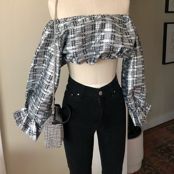 VERSACE slim fit flared jeans sz 24 - Picture 2 of 11